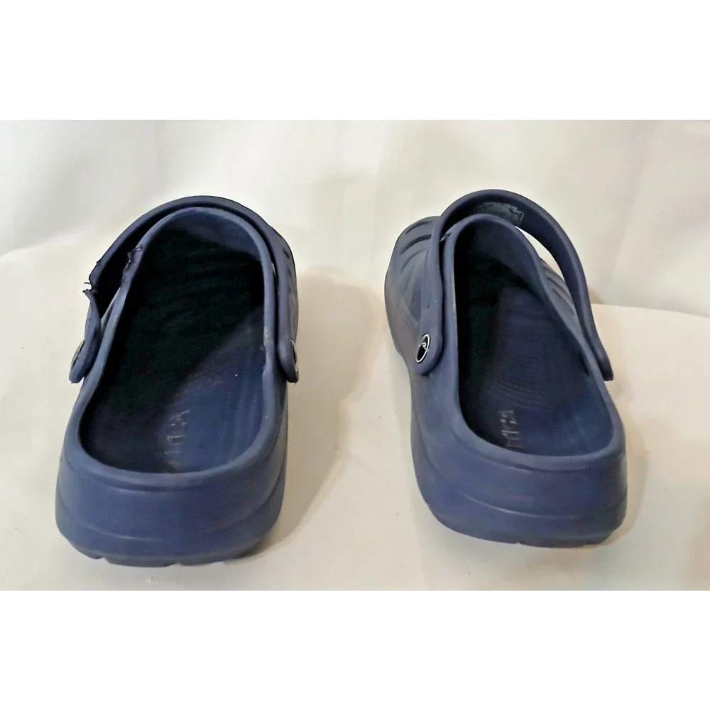 Nautica River Edge Clogs (Croc Style) Comfortable Navy Men’s Size 10 Heel Strap